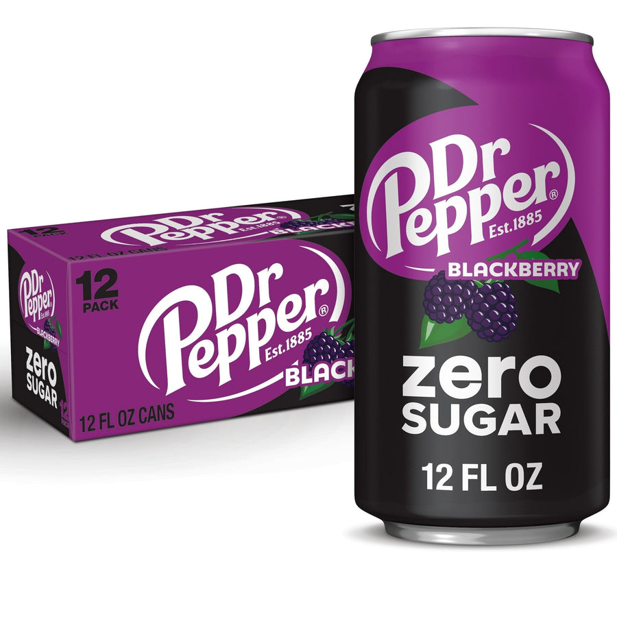 Dr Pepper Blackberry Zero Sugar Soda - Lite Pack