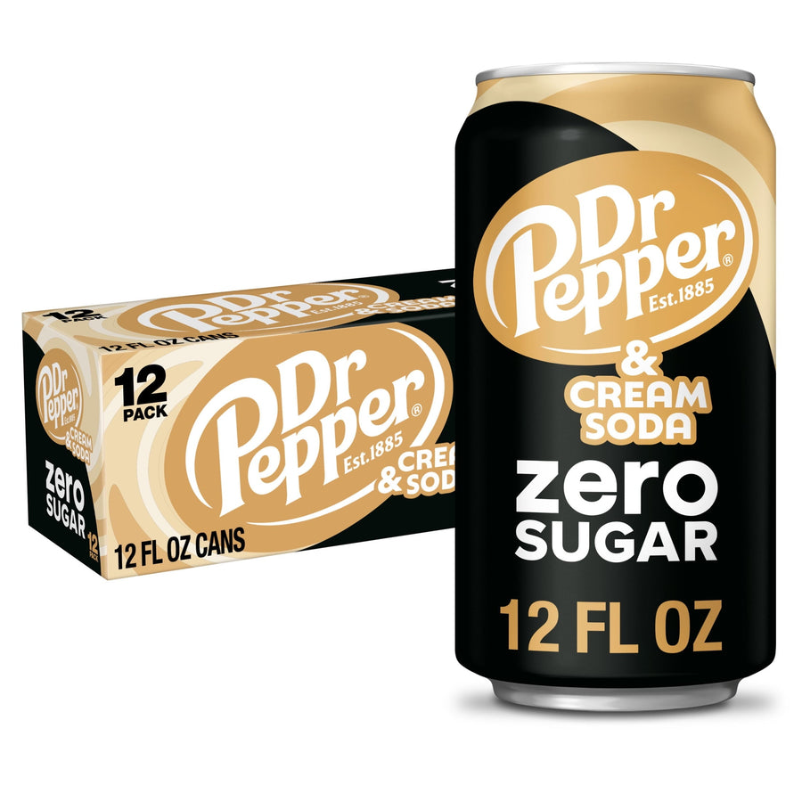 Dr Pepper & Cream Soda Zero Sugar - Bright Ready